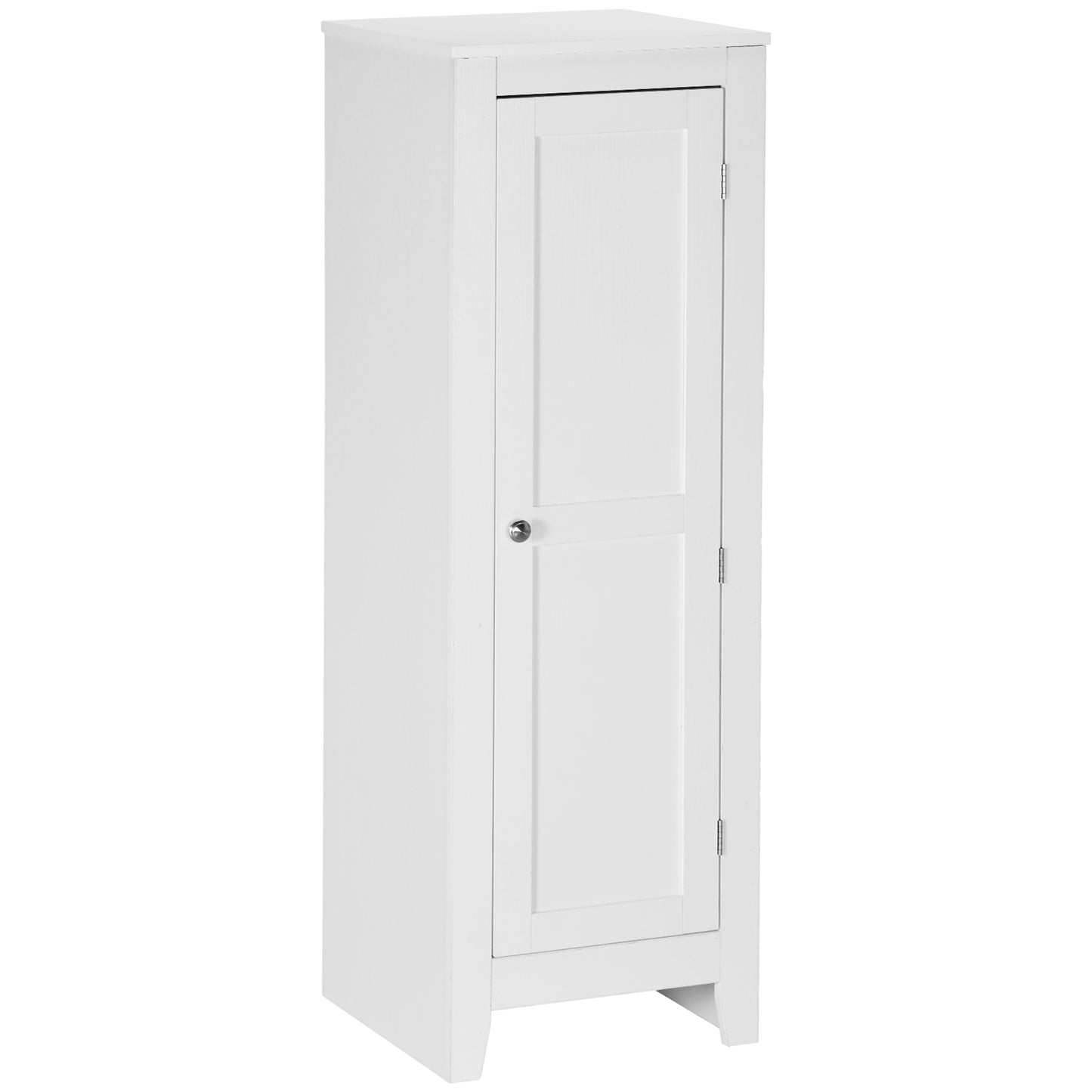 HOMCOM Modern Kitchen Pantry Small Storage Cabinet Adjustable Shelf Door Shelves White | Dipra Home