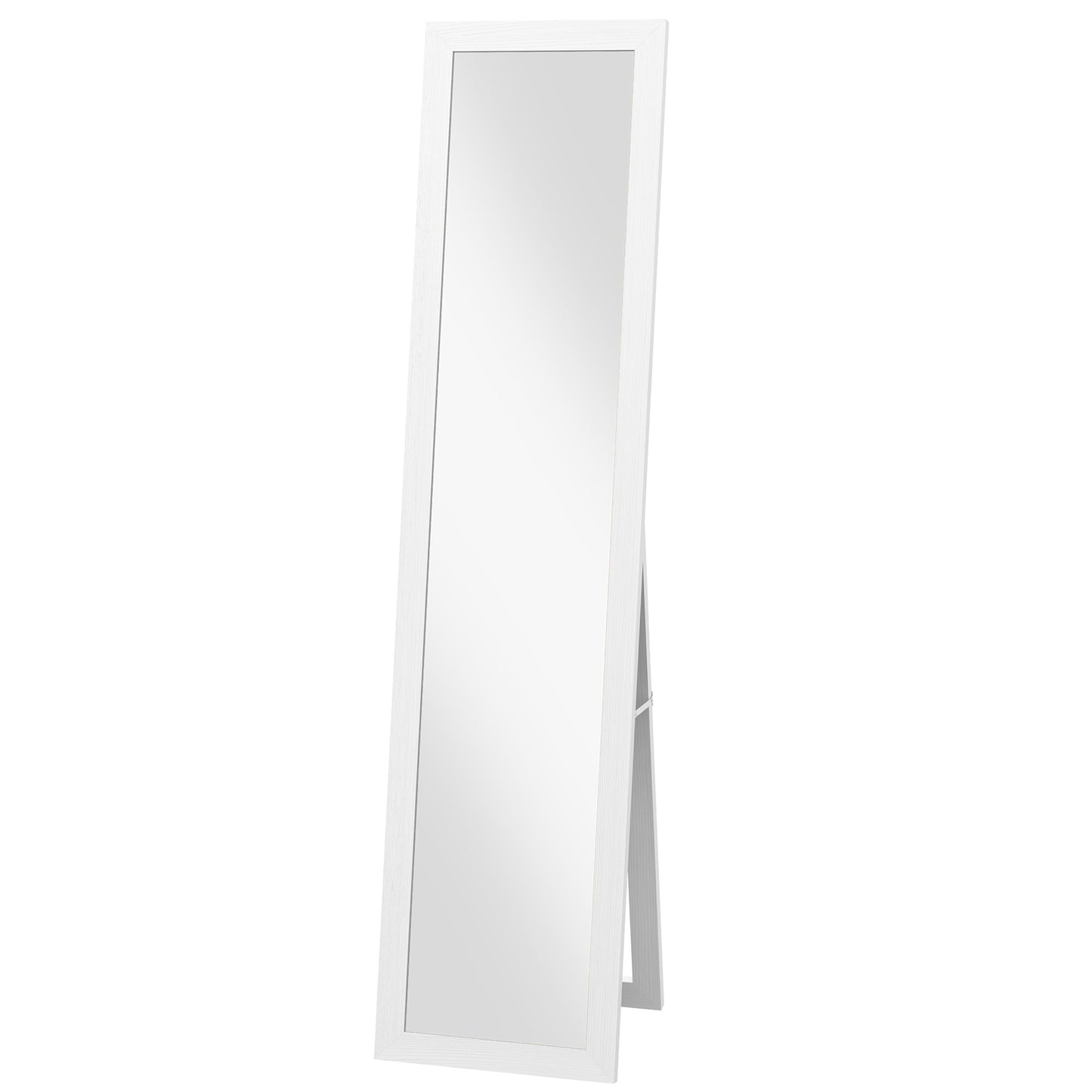 HOMCOM Mirror Magnificence: Full Length Dressing Mirror, 15" x 62" Free Standing Wall Mirror for Bedroom and Living Room | Dipra Home