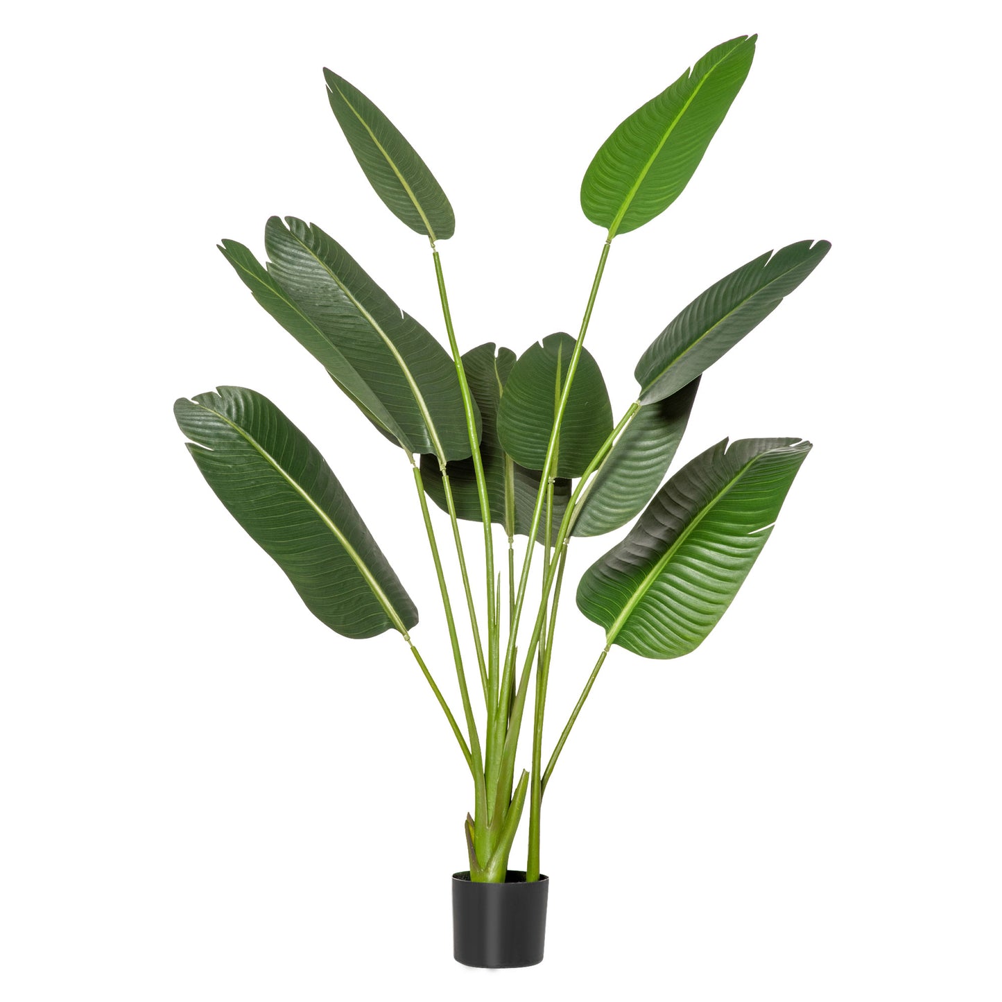 HOMCOM 5FT Banana Faux Tree: Artificial Fake Plant in Nursery Pot for Indoor Outdoor Décor | Dipra Home