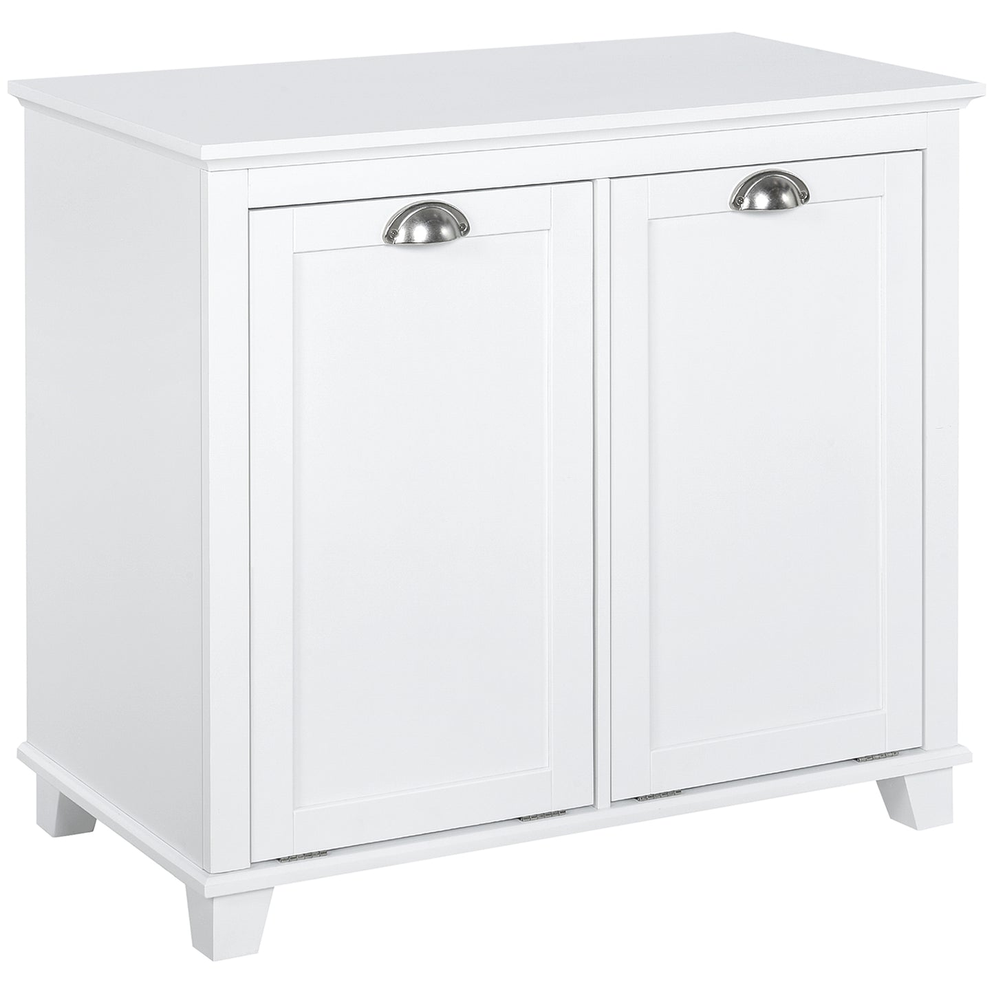 kleankin 4-Drawer Bathroom Cabinet : Side Storage Unit with Adjustable Shelf in White, Ample Space | Dipra Home